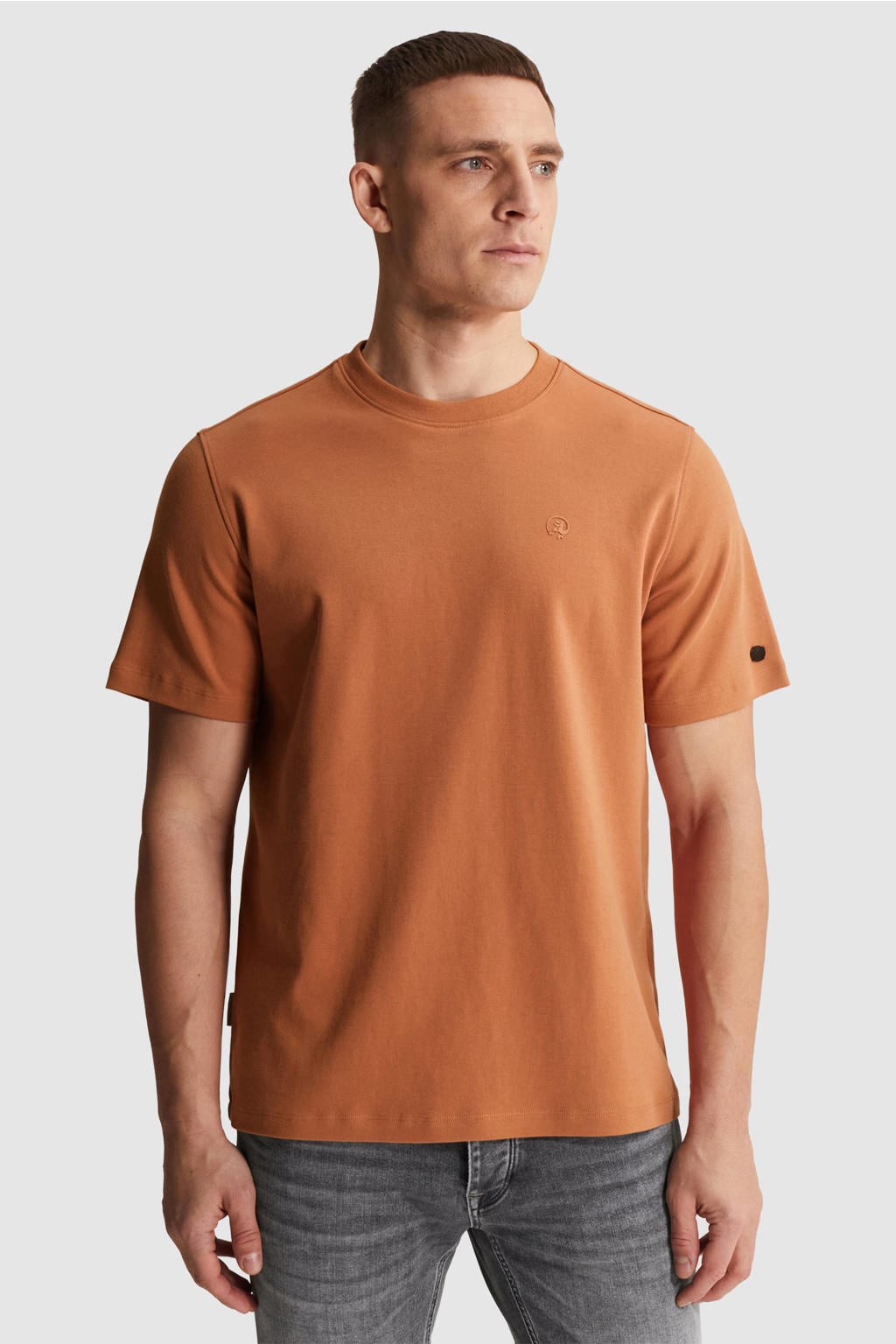 Cast Iron regular fit T-shirt - oranje