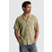 Cast Iron regular casual overhemd met ingebreid patroon groen