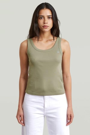 singlet kaki