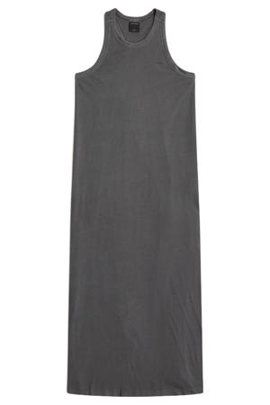 maxi jurk grijs