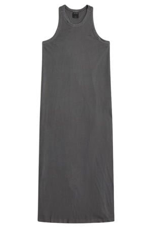 maxi jurk grijs