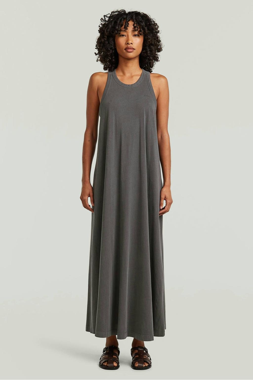G-STAR maxi jurk grijs