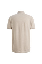 thumbnail: Cast Iron slim polo gebreid beige