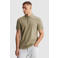 Cast Iron slim polo gebreid groen
