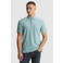 Cast Iron slim polo gebreid lichtblauw
