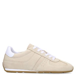 suède sneakers beige