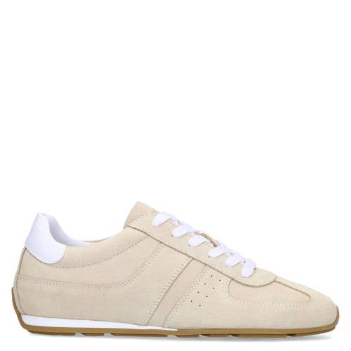 Manfield suède sneakers beige afbeelding