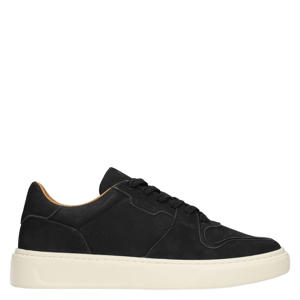 nubuck sneakers zwart
