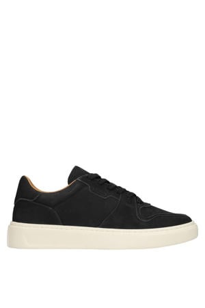 nubuck sneakers zwart