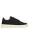 Manfield nubuck sneakers zwart