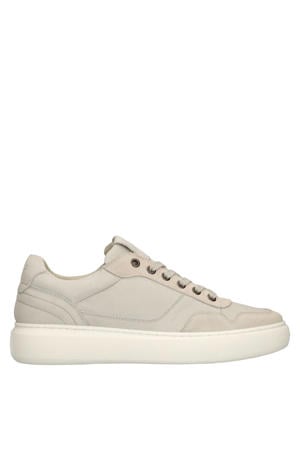suède sneakers lichtgrijs