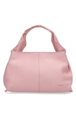 leren handtas roze