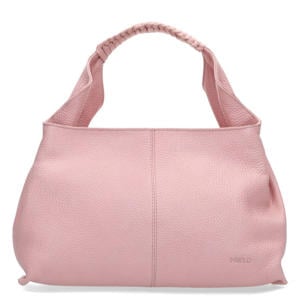 leren handtas roze