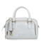 Manfield leren handtas wit