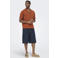 ONLY & SONS regular casual overhemd gebreid brique