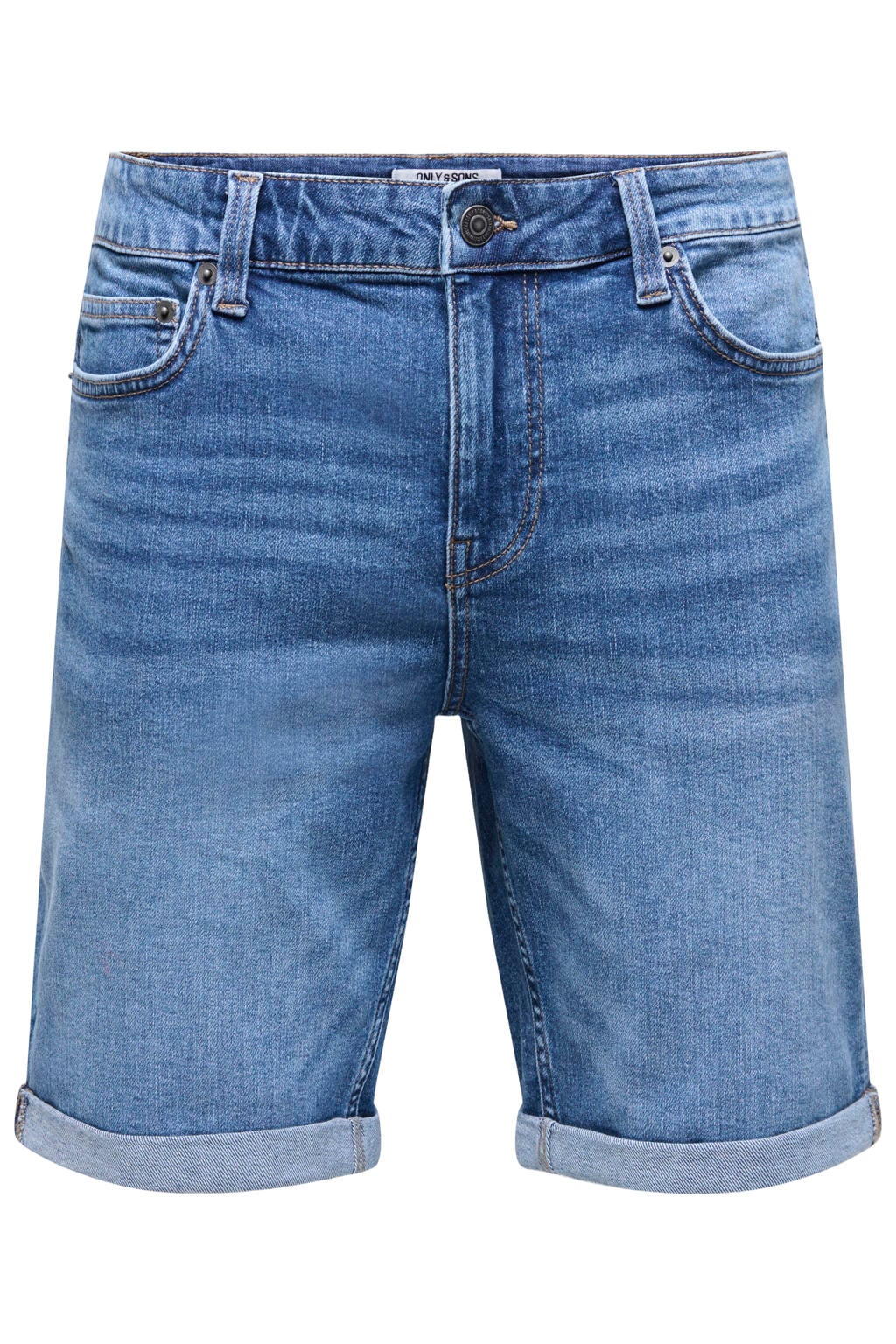ONLY & SONS ONSPLY regular denim short medium blue denim