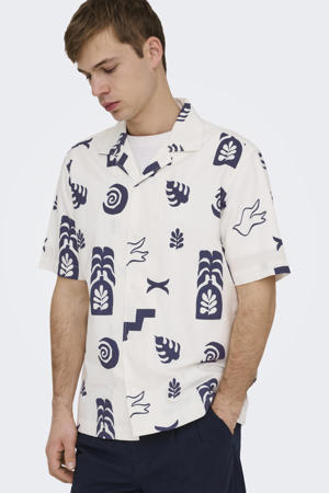 regular casual overhemd ecru