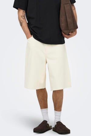 ONSCARL denim baggy short ecru