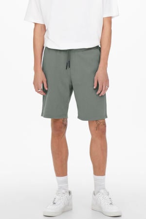 ONSCERES regular sweatshort groen