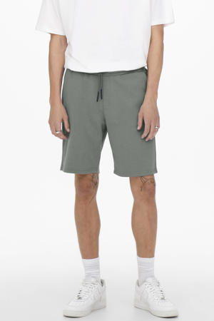 ONSCERES regular sweatshort groen