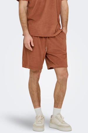 ONSTELLAS regular casual short brique