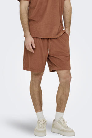 ONSTELLAS regular casual short brique