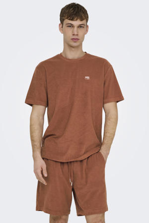 relaxed T-shirt brique