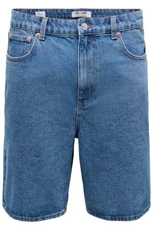 ONSFADE straight denim short medium blue denim