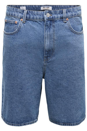 ONSFADE straight denim short medium blue denim