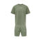 ONLY & SONS regular T-shirt  met sweatshort groen - (set van 2)
