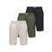 ONLY & SONS ONSREID slim casual short multi - (set van 3)