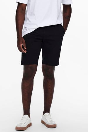 ONSCAM regular chino short zwart