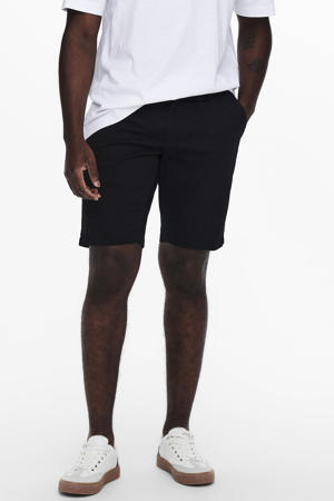 ONSCAM regular chino short zwart