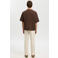 Selected boxy T-shirt bruin