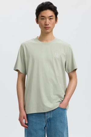 regular T-shirt groen