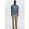 Selected regular T-shirt blauw