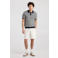 America Today regular casual short met linnen ecru