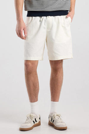regular casual short met linnen ecru