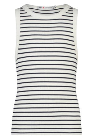 gestreepte tanktop - wit