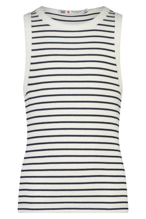gestreepte tanktop - wit