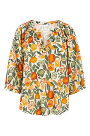 top Plus Size met print - meerkleurig