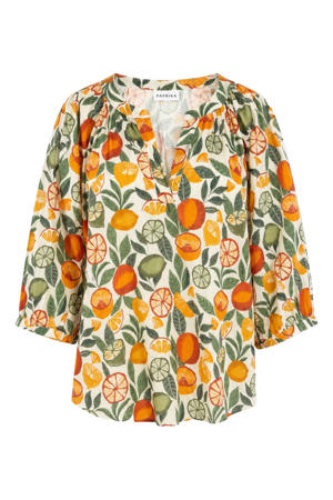 top Plus Size met print - meerkleurig