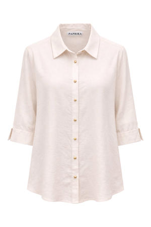 viscose blouse Plus Size - ecru
