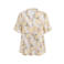 Paprika gebloemde blouse geel