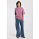 America Today T-shirt met backprint paars