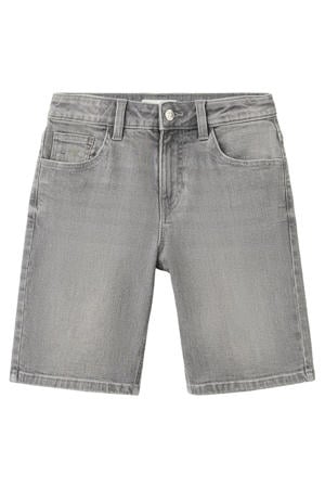 short grey denim