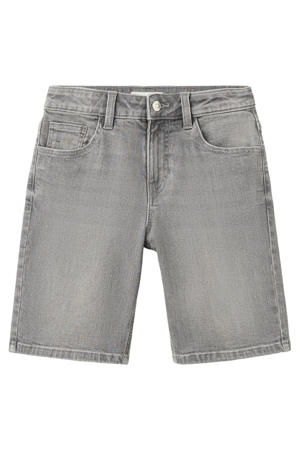 short grey denim