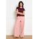LOLALIZA top donkerrood crochet