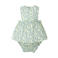 Mango Kids jurk + bloomer lichtgeel/blauw