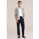 WE Fashion regular gestreept casual overhemd gebreid ecru